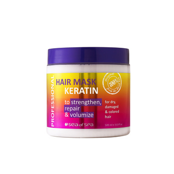 Profesjonalna maska keratynowa do włosów 500 ml