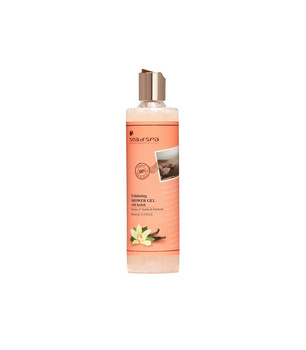 PEELINGUJĄCY ŻEL POD PRYSZNIC Z WYCIĄGIEM Z LUFFY WANILIA & PACZULA 400 ML