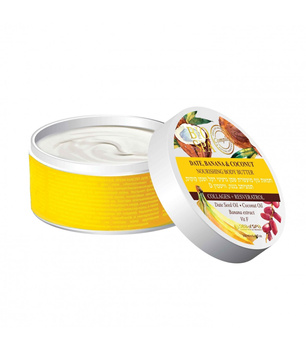 ODŻYWCZE MASŁO DO CIAŁA BANAN, DAKTYLE I KOKOS 250 ML